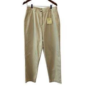 L.L. Bean Classic Khaki Pants Size 14 Regular Tan Original Fit